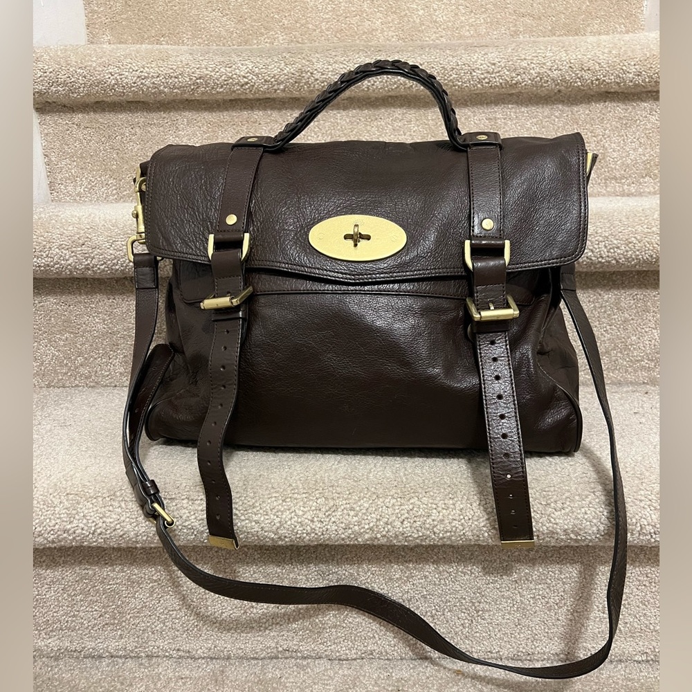 Authentic Mulberry satchel two way purse